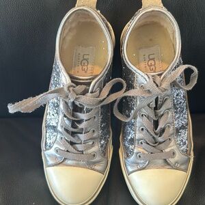 Ugg Glitter Sneakers size 5- worn condition